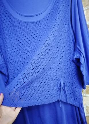 Трикотажная блуза туника в стиле бохо4 фото