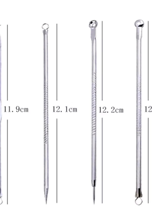 Набір інструментів для видалення вугрів, вугрів, чистка обличчя2 фото
