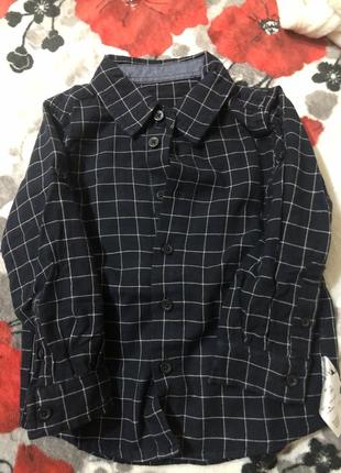 Рубашка утеплённая 90 name it
