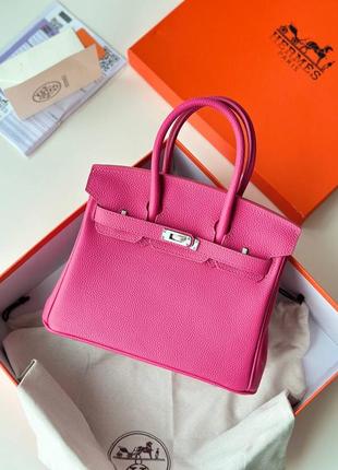 Кожаная сумка в стиле hermes