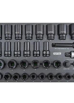 Набір головок ударних 3/4" 17-46 мм 34 од. (в ложементі, тип d) toptul ged3426