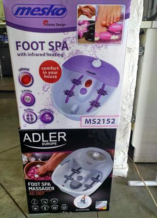 Ванночка масажер для ніг adler ad 21677 фото