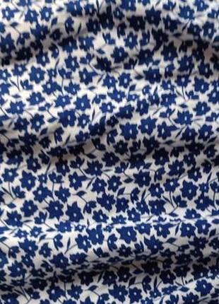 Стильне легке плаття в синій квіточку h&amp;m5 фото
