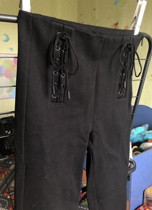 Брюки (брюки) черные2 фото