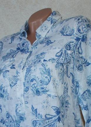 Блуза принтована бренду monsoon
  /100% льон/ свободний крій/5 фото