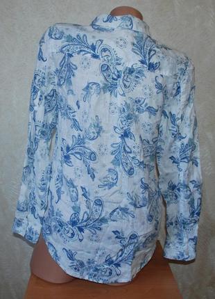 Блуза принтована бренду monsoon
  /100% льон/ свободний крій/3 фото