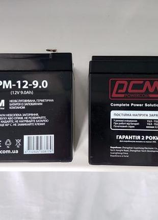 Аккумуляторная батарея powercom 12v 9ah (pm-12-9)