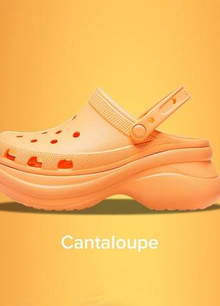 Кроксы классик баэ клог оранжевые crocs classic clog bae orange3 фото