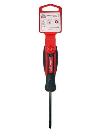 Отвертка крестовая vitals master s2, ph1х75 мм