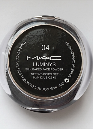 Пудра для обличчя mac запечена тон 04 luminys silk baked face powder1 фото