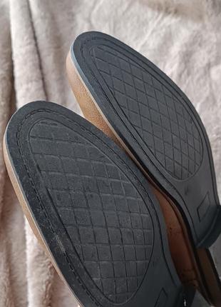 Чоловічі коричневі туфлі броги фірми elong9 фото