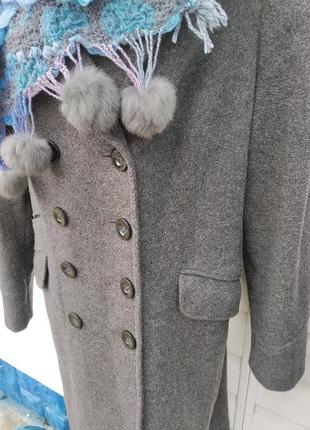 Пальто шерсть кашемір marks & spencer10 фото