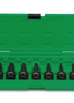 Набір головок torx toptul ударних 1/2" т30-t70 7ед. gdai0701