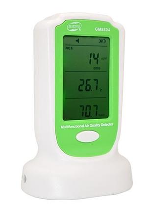 Аналізатор повітря (pm2,5;pm10,hcho, 0-50 °c) benetech gm8804