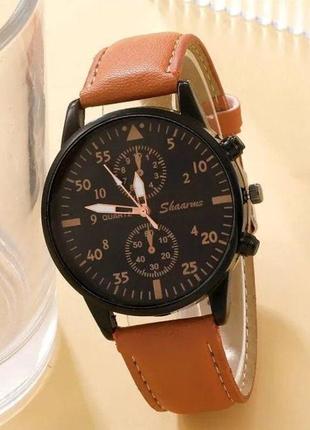 Чоловічий кварцовий наручний годинник + набір браслетів у подарунок4 фото