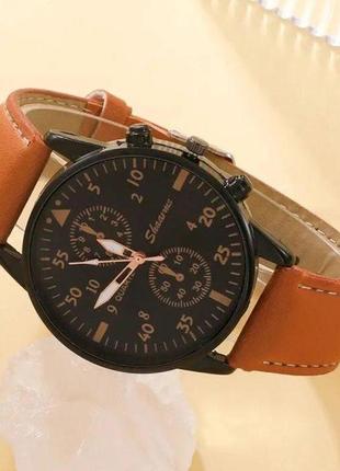Чоловічий кварцовий наручний годинник + набір браслетів у подарунок5 фото