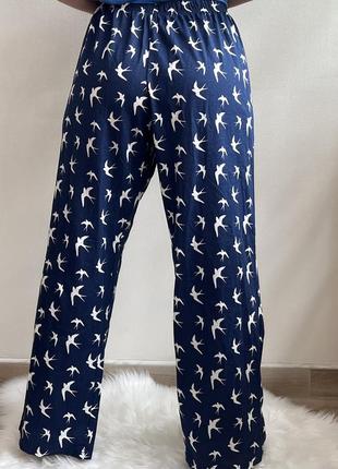 Супер штани домашні жіночі пижамні  комфортна бавовна f&f xl-3xl