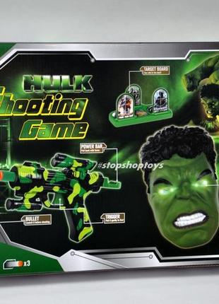 Рабор супергероя халк "hulk". маска світиться. супер подарунок.