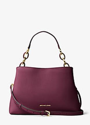 Сумка michael kors portia plum saffiano оригінал5 фото