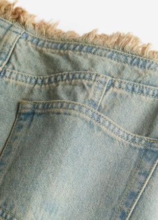 Крутая джинсовая юбка из денима макси5 фото