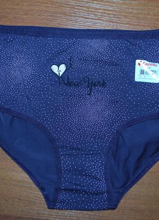 Трусики высокая посадка л donella донелла брифы хипстеры макси