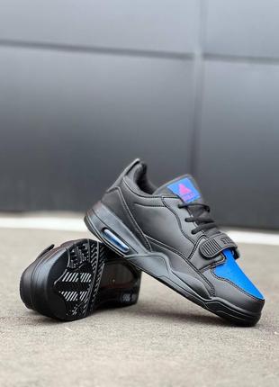 Чоловічі кросівки в чорно-синьому кольорі👟