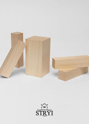 Набор деревянных брусков stryi для вырезания фигурок, липа, арт.700505