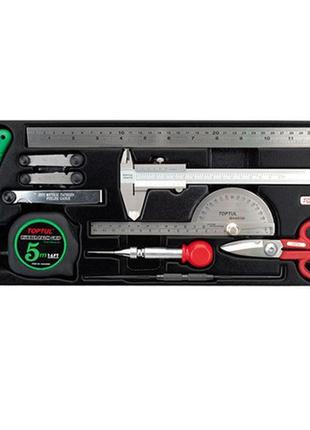 Набір вимірювального інструменту в ложементі 11ед. toptul gcat1101