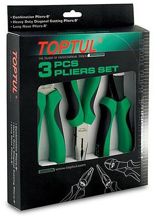 Набір шарнірно-губцевого інструменту toptul 3ед. gaae0307