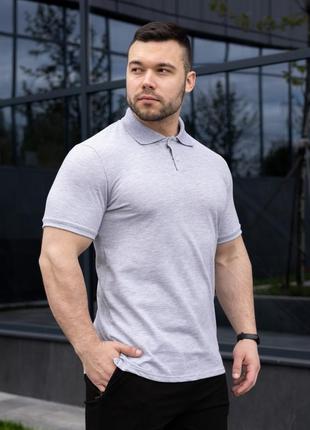 Мужская базовая футболка с коротким рукавом поло pobedov loft8 фото