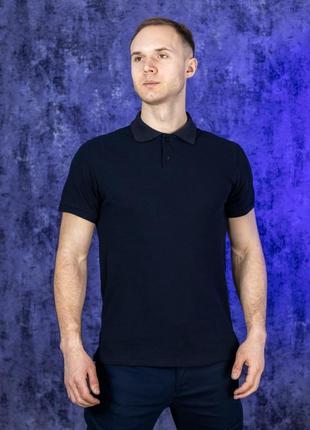 Мужская базовая футболка с коротким рукавом поло pobedov loft4 фото