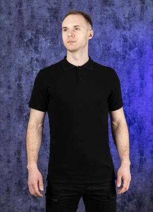 Мужская базовая футболка с коротким рукавом поло pobedov loft5 фото
