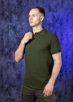 Мужская базовая футболка с коротким рукавом поло pobedov loft6 фото