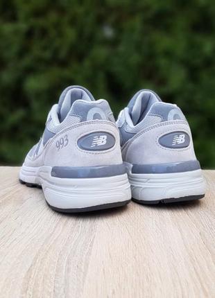 Мужские кроссовки new balance 993 grey 49 беланс серого цвета4 фото
