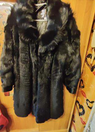 Шуба натуральная волк