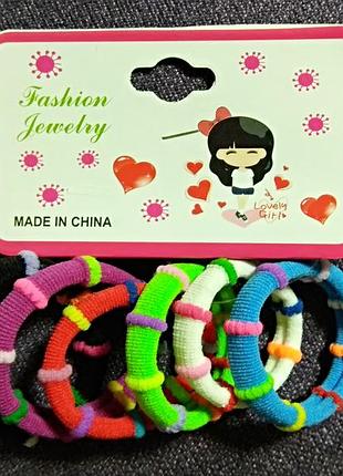 Резинка детская для волос цветная