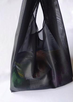 Многоразовый тканевый пакет майка, шопер, эко сумка, торба2 фото