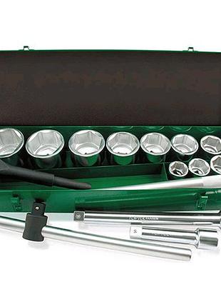 Автомобільний набір інструментів toptul 1" 14ед. (6-гр.) gcad1402