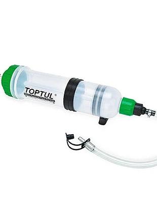 Шприц для відкачування та закачування оливи та технічних рідин 1,5 л toptul jjdz0115
