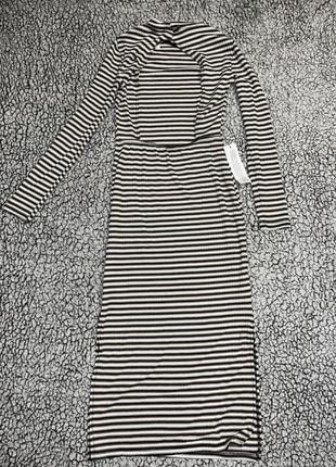 Платье миди с вырезом на спине9 фото