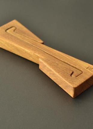 Подставка для ноутбука porobka simple деревянная дуб4 фото