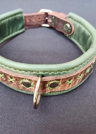 Шкіряний нашийник для собак