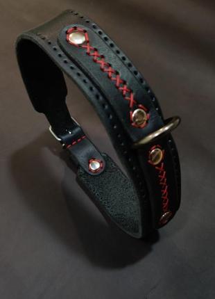 Кожаный ошейник, для собак, модель francisco