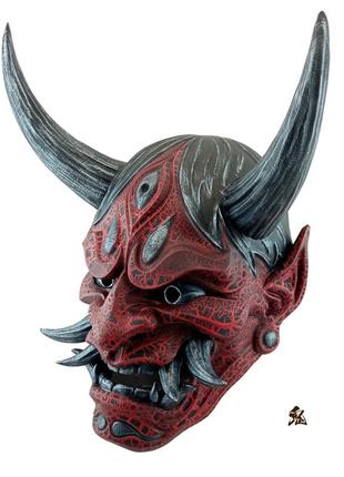 Маска японського демона хання (ханья) v.92 фото