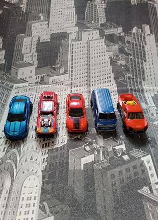 Набір машинок хотвілс 5 шт hotwheels2 фото