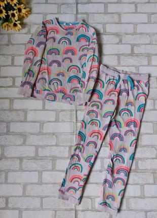 Пижама на девочку с принтом радуга m&s