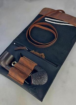 Футляр-ролл для трубок до 20 см, скрутка для тютюну, скрутка-ролл, кісет, модель 20_long