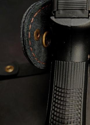 Оперативная кобура для glock 17 из натуральной кожи10 фото