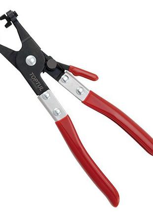 Кліщі для зняття хомутів прямі toptul jdam028e