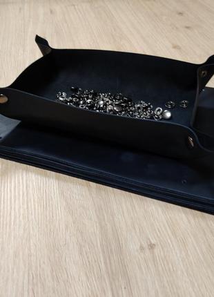 Кожаная тарелка deko, тарелка для мелочей, тарелка из кожи #4